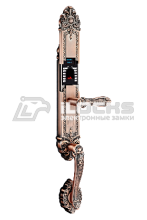 Биометрический электронный замок для двери F6160 Red Copper